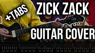 Rammstein - Zick Zack [Guitar cover] + SCREEN TABS