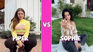 Piper Rockelle Vs Sophie Fergi TikTok Dances Compilation (January 2022)