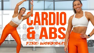 30 Minute Bodyweight Cardio and Abs FIRE Workout | Breakthrough - Day 17