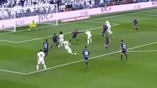 Real Madrid vs Huesca. Benzema winning goal. World class finish.