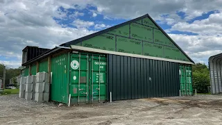 Building a shipping container shop part 6