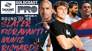 K.Slater, L.Fioravanti, A.Muniz, C.Richards Boost Mobile Gold Coast Pro - Heat Replay