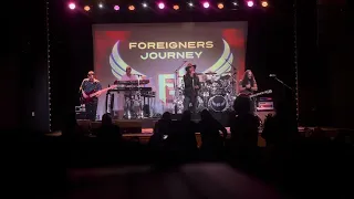 Foreigners Journey live at the Flying Monkey 42024 set 2 and fire evacuation