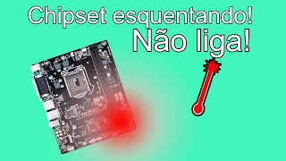 GA-H81M-S3PH Não liga! - PCH em curto e esquentando - Reparo completo!