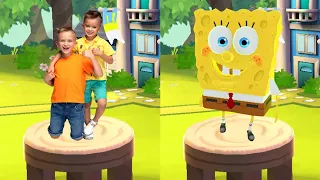 Vlad & Niki Run vs Tag with Ryan SpongeBob SquarePants - All Characters Android Gameplays