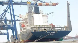 Quay Crane Operation: Daily Routine/ MCC Gigantes MAERSK CARGO SHIP for Loading/Episode 27