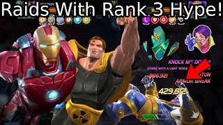 Raids Are Back! Rank 3 Hyperion And Rank 2 Iron Man In Action! | Marvel Contest Of Champions