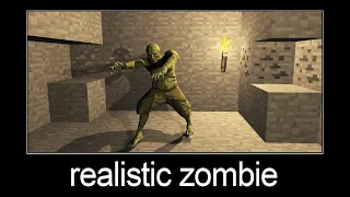 Minecraft wait what meme part 128 (realistic zombie)