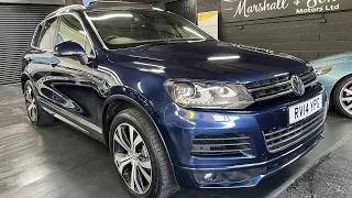 2014/14 VW Touareg R-Line 3.0 V6 Tdi 245 Bhp ( Night Blue - Glass Panroof)