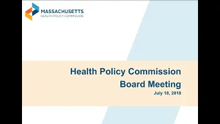 HPC Board Meeting - July 18, 2018 Part 1