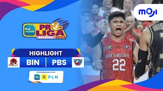 STN BIN VS Bank Sumselbabel 2-3 | Highlight PLN Mobile Proliga 2024