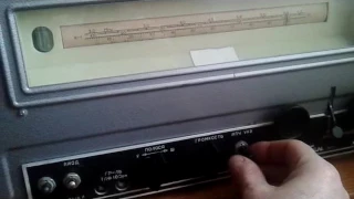 RUSSIAN RARE RETRO TUBE BROADCAST RADIO KAZAKHSTAN USSR WORKED WITH SPEAKER