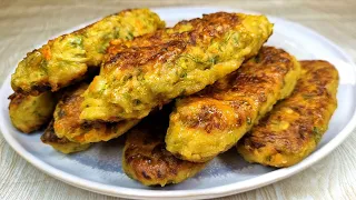 Zucchini with cheese tastes better than meat! Fast and incredibly tasty!