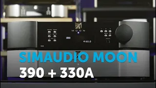 Simaudio Moon. Универсальный сетевой проигрыватель 390 + усилитель мощности 330A