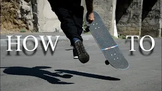 HOW TO | Sal Flip Footplant Tail Block 180: 4 steps tutorial