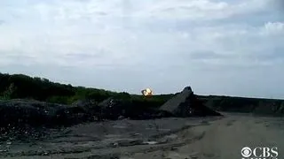 RAW VIDEO: Burning Malaysia Airlines wreckage seen in amateur video