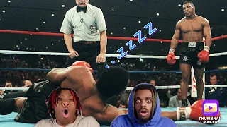 MIKE TYSON LEFT HIM SLEEP!!! Ki & Jdot Reacts to Best Knockouts Of Mike Tyson, Boxing HD