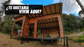 INCREIBLE CASA EN MADERA TECA -  48 MT2 🌳 🌎 MEDELLIN - COLOMBIA 😱 PARTE 1