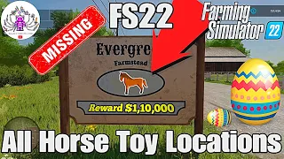 FS22 Easter Eggs All Horse Toy Locations 4K Farming Simulator 22