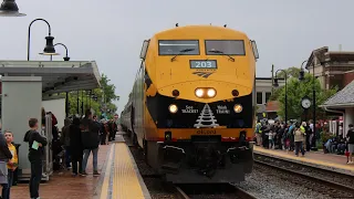 Ashland train day 2024 action ft. AMTK 203