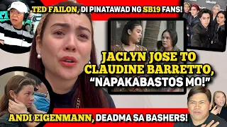 JACLYN JOSE, SINABIHANG BASTOS SI CLAUDINE BARRETTO! 🔴 TED FAILON, GINANTIHAN NG SB19 FANS!