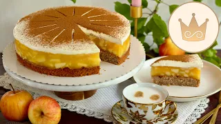 🍎LECKERSTE APFELTORTE mit NÜSSEN und ZIMT-SAHNE-HAUBE selber backen! 🍎 REZEPT VON SUGARPRINCESS🍎