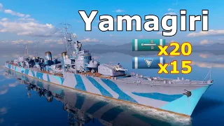 World of WarShips Yamagiri - 6 Kills 383K Damage