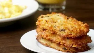 Cheesy Baked Hash Brown Patties