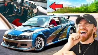 I Gave my $1,000 Need For Speed BMW M3 GTR a RACECAR Interior and its Incredible!!