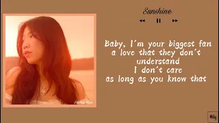 SOPHIA KAO - Sunshine || Lyrics (Easy Lyrics)