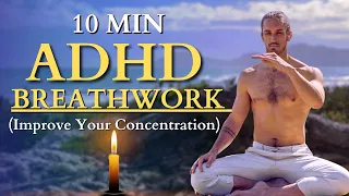 10 Minute Open Eye Breathwork Routine For Focus & Concentration I Improve Your Attention Span
