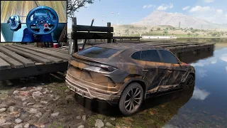 Rebuilding a Lamborghini Urus | Forza Horizon 5 | Logitech g29 gameplay | Steering Wheel Gameplay