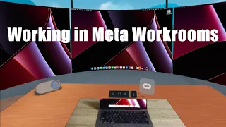 Working in VR with Meta Workrooms