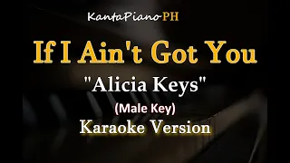 If I Ain't Got You (Alicia Keys) - Male Key  (Karaoke Version)