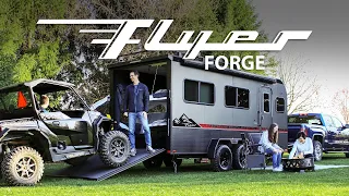 Introducing the Flyer Forge: The Ultimate Toy Hauler RV for Adventure Seekers!