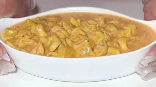 CAPELETTI DE FRANGO COM MOLHO ROSÊ / RECEITA ECONÔMICA