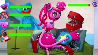 [SFM FNaF] Top 5 Security Breach vs Poppy Playtime WITH Healthbars #20