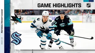 Sharks @ Kraken 11/23 | NHL Highlights 2022