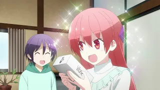 Tsukasa Got her new  Smartphone - Tonikaku Kawaii: SNS (OVA)