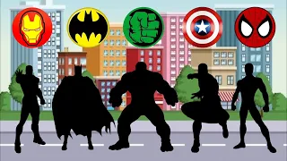 Tebak Gambar Superhero Avengers Spiderman , Ironman , Superman , Captain America , Batman dan Hulk