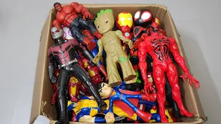 SPIDERMAN VS CAPTAIN AMERICA VS HULK VS IRONMAN VS THOR VS VENOM SUPERHERO AVENGERS UNBOXING