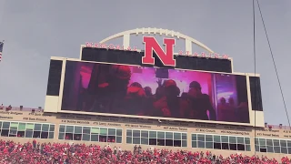 ONE STATE, ONE HEARTBEAT - Nebraska Spring Game Tunnel Walk 2019