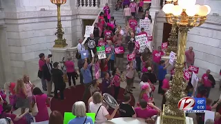 Pro-life, pro-choice advocates rally at the State House