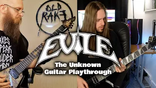 Evile - The Unknown - Guitar Playthrough w/ OL & Adam