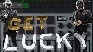 Get Lucky - Daft Punk ft. Pharrell Williams | Loop Cover MPK Mini + Garage Band