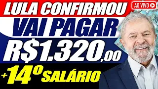 URGENTE: LULA CONFIRMOU e VAI PAGAR R$ 1320 para APOSENTADOS - VEJA quem tem DIREITO!