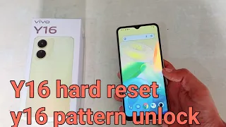 Y16 pattern lock remove |vivo y16 pattern unlock |vivo y16 hard reset|v2204 hard reset|v2204 pattern