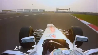 Lewis Hamilton's Steering Wheel change during the 2012 Indian GP