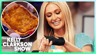 Paris Hilton Teaches Kelly How To Make Lasagna
