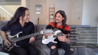 [DragonForce] Herman Li & [Angra] Rafael Bittencourt - Cry Thunder Warm Up Jam